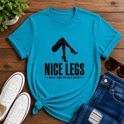 Nice Legs! What Time Do They Open? Short-Sleeve Unisex T-Shirt